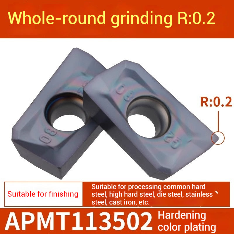 1025-CNC Milling Inserts APMT1135 Milling Blade 1604 Milling Head for Aluminum Alloy R0.8 Coated Rough Milling Machine Tool Pellets Shandong Denso Pricision Tools Co.,Ltd.